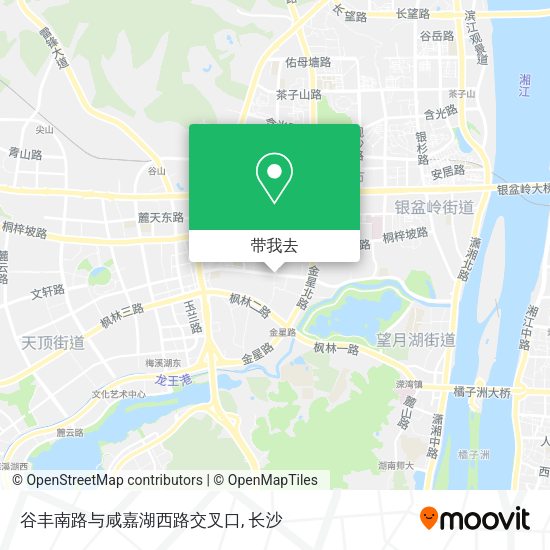 谷丰南路与咸嘉湖西路交叉口地图