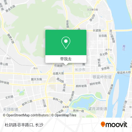 杜鹃路谷丰路口地图