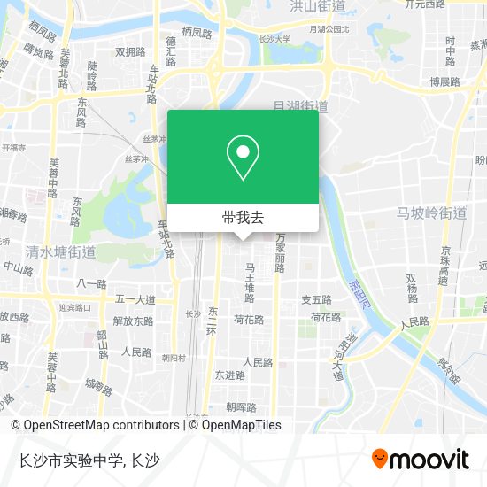 长沙市实验中学地图