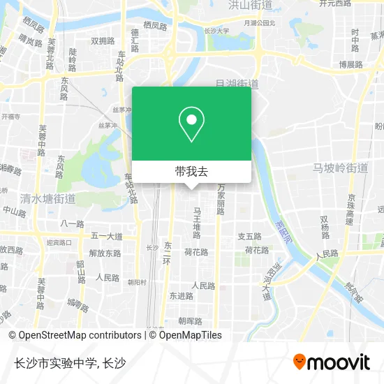 长沙市实验中学地图