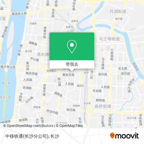 中移铁通(长沙分公司)地图