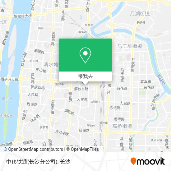 中移铁通(长沙分公司)地图