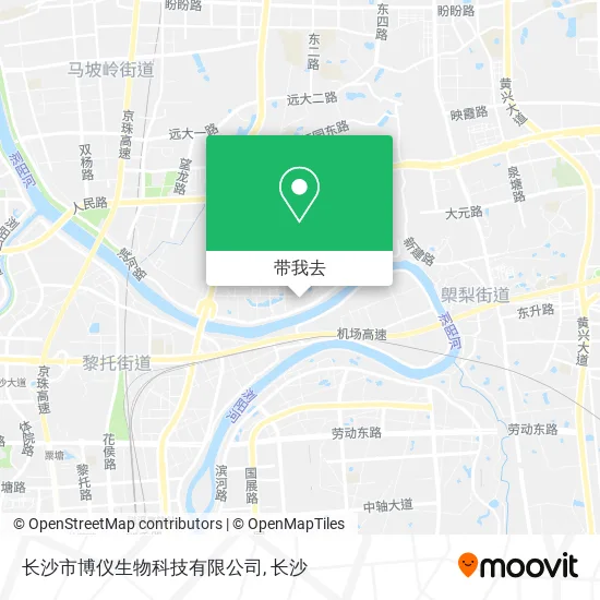 长沙市博仪生物科技有限公司地图