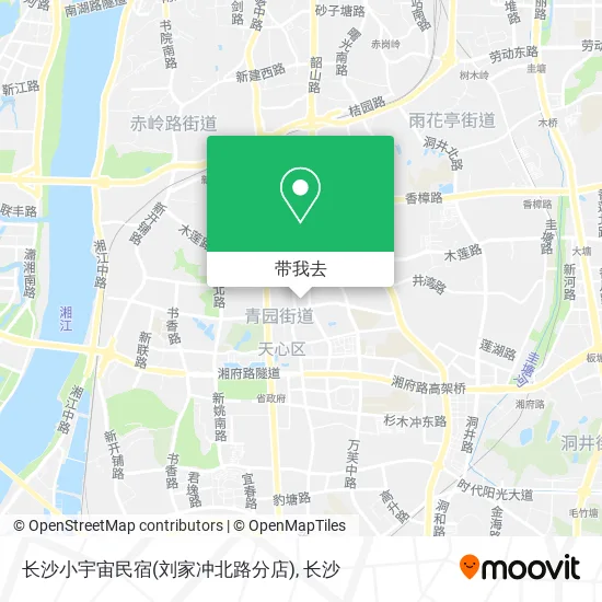 长沙小宇宙民宿(刘家冲北路分店)地图