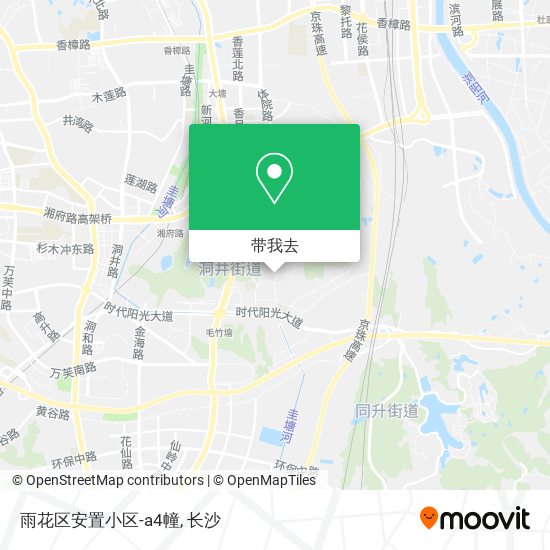 雨花区安置小区-a4幢地图