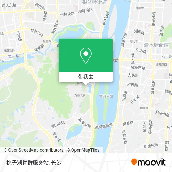 桃子湖党群服务站地图