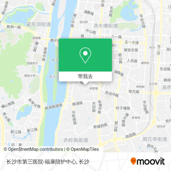 长沙市第三医院-福康陪护中心地图