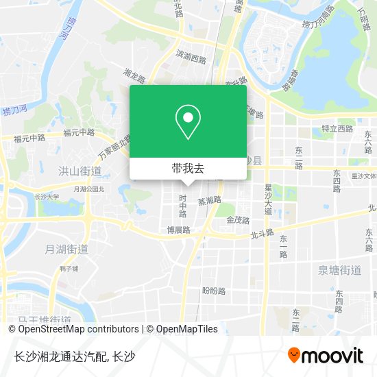 长沙湘龙通达汽配地图