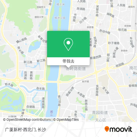 广厦新村-西北门地图