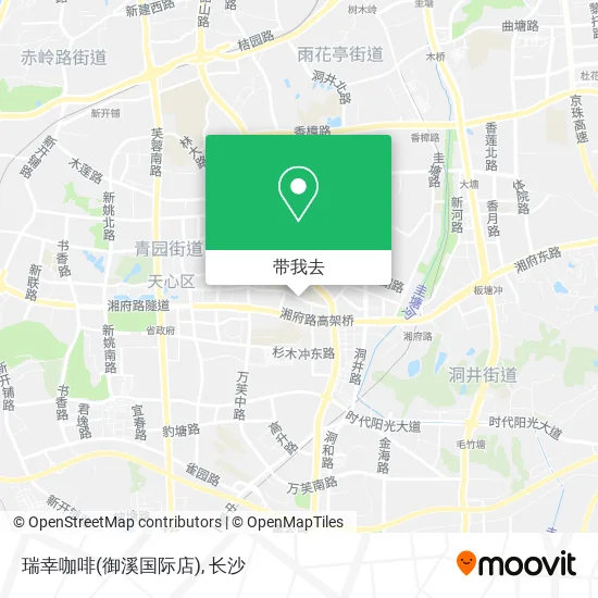 瑞幸咖啡(御溪国际店)地图
