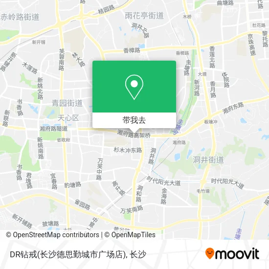 DR钻戒(长沙德思勤城市广场店)地图