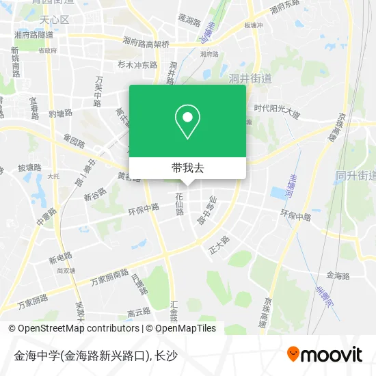 金海中学(金海路新兴路口)地图