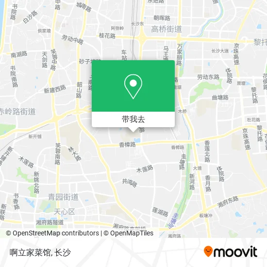 啊立家菜馆地图