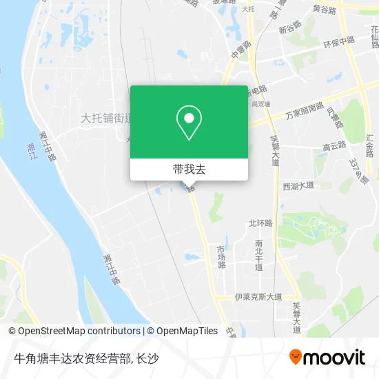 牛角塘丰达农资经营部地图