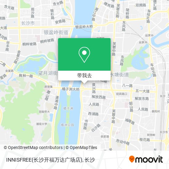 INNISFREE(长沙开福万达广场店)地图