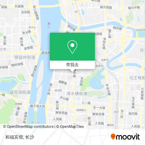 和福宾馆地图