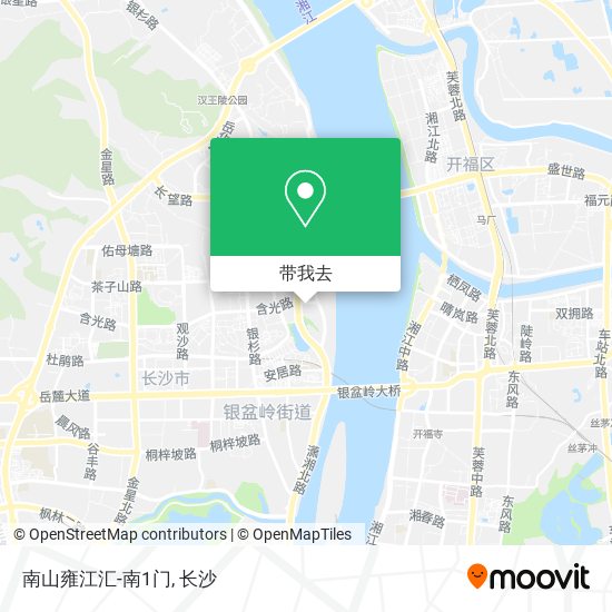 南山雍江汇-南1门地图
