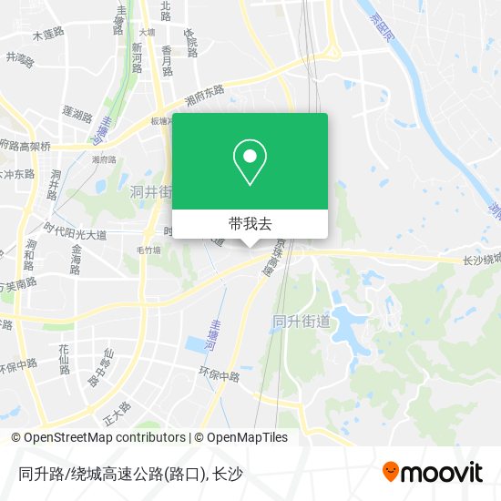 同升路/绕城高速公路(路口)地图