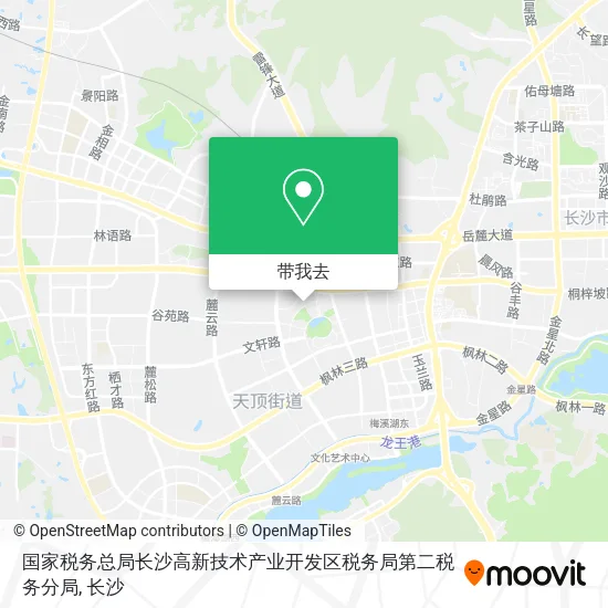 国家税务总局长沙高新技术产业开发区税务局第二税务分局地图