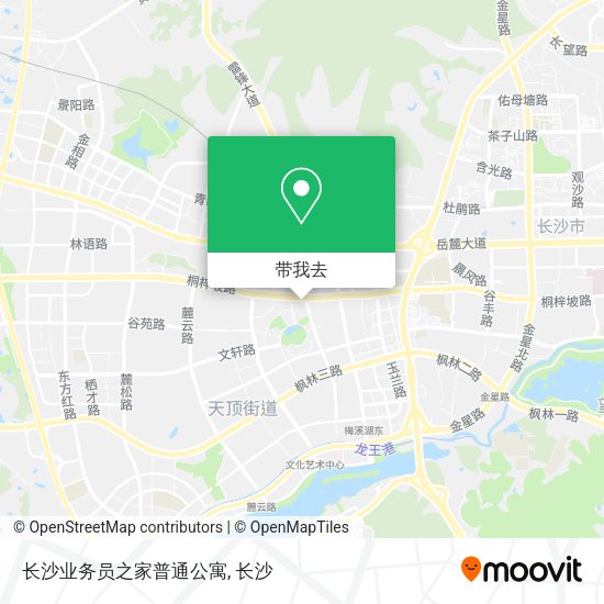 长沙业务员之家普通公寓地图