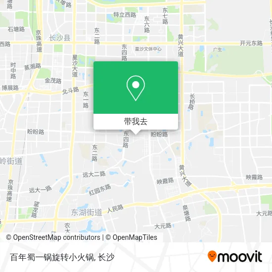 百年蜀一锅旋转小火锅地图