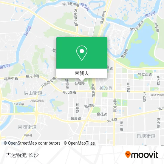吉运物流地图