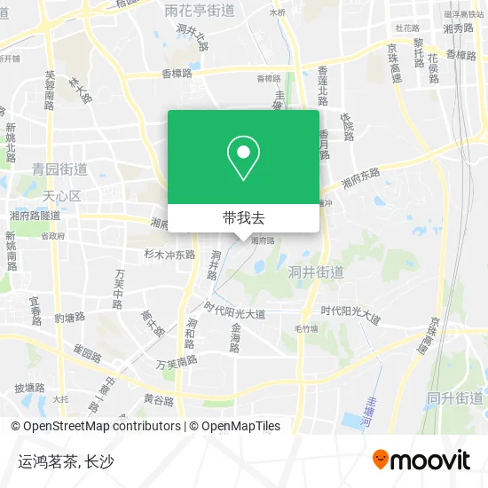 运鸿茗茶地图