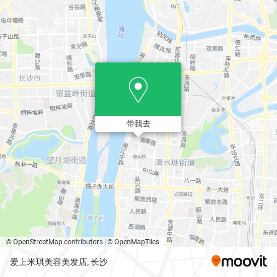 爱上米琪美容美发店地图