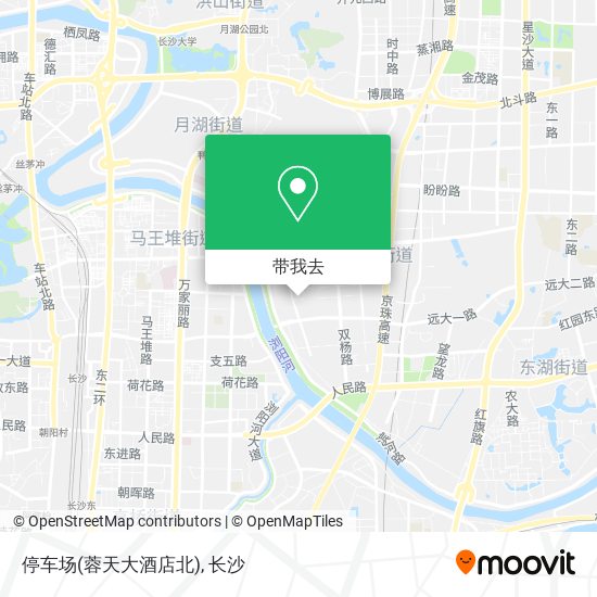 停车场(蓉天大酒店北)地图