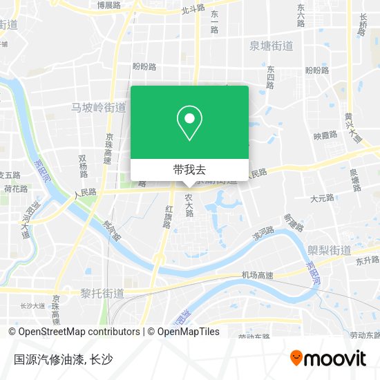国源汽修油漆地图