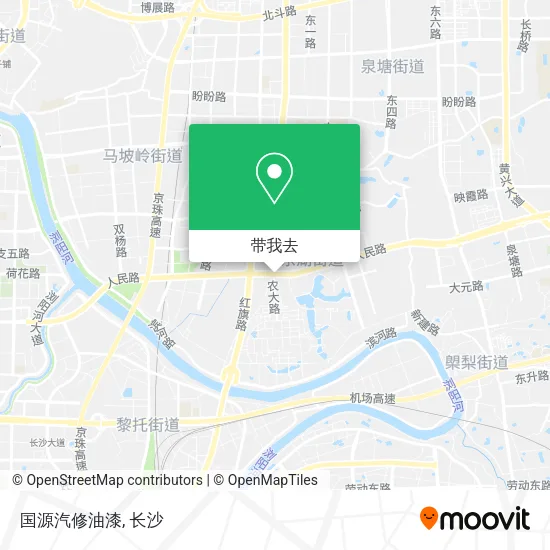 国源汽修油漆地图