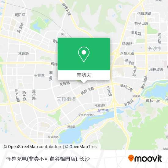 怪兽充电(非尝不可麓谷锦园店)地图