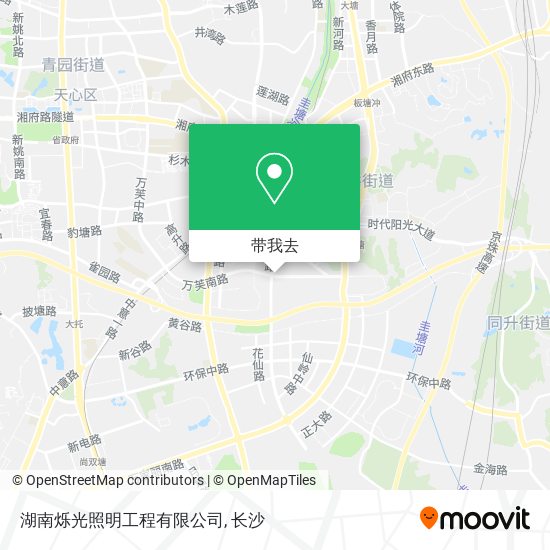 湖南烁光照明工程有限公司地图