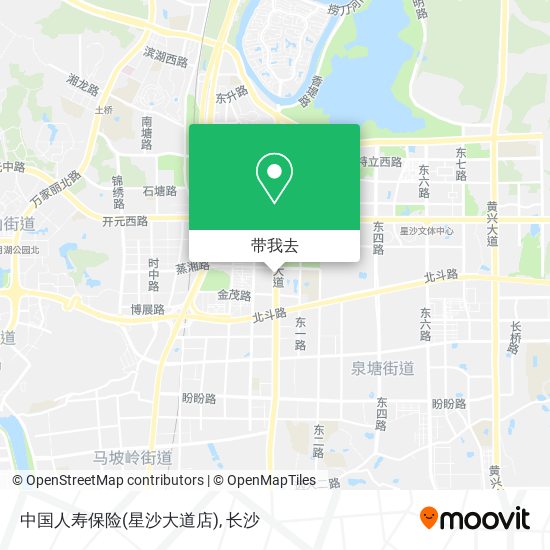 中国人寿保险(星沙大道店)地图