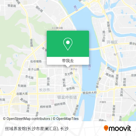 丝域养发馆(长沙市星澜汇店)地图