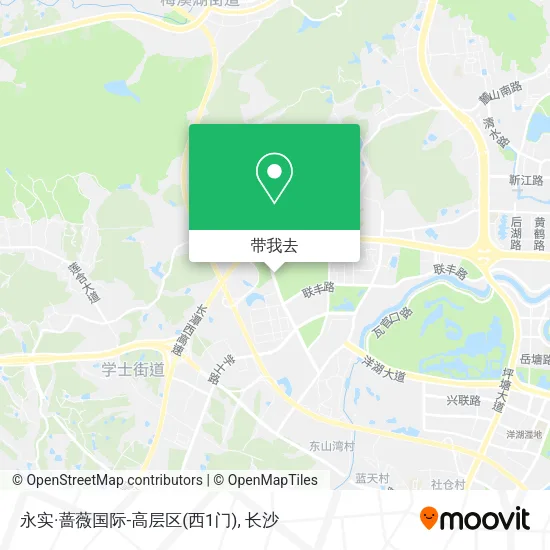 永实·蔷薇国际-高层区(西1门)地图
