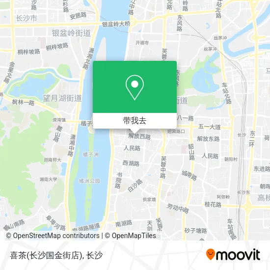 喜茶(长沙国金街店)地图