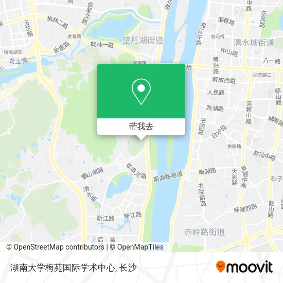 湖南大学梅苑国际学术中心地图