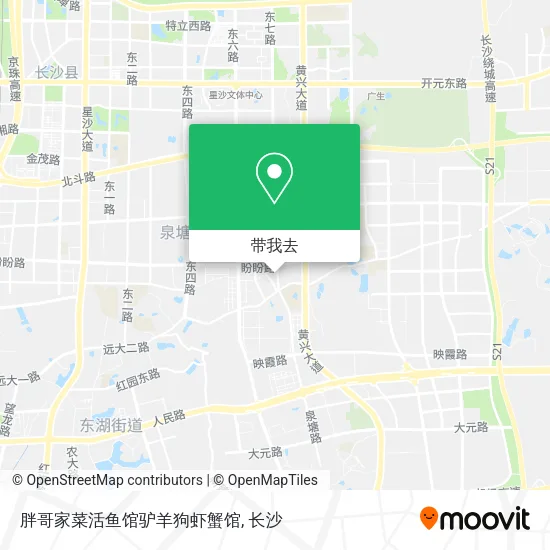 胖哥家菜活鱼馆驴羊狗虾蟹馆地图