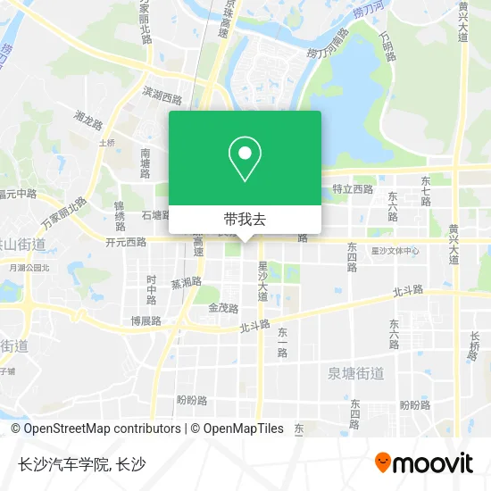 长沙汽车学院地图