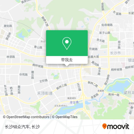 长沙锦众汽车地图
