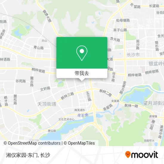 湘仪家园-东门地图
