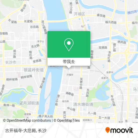 古开福寺-大悲殿地图