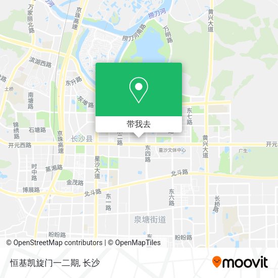 恒基凯旋门一二期地图