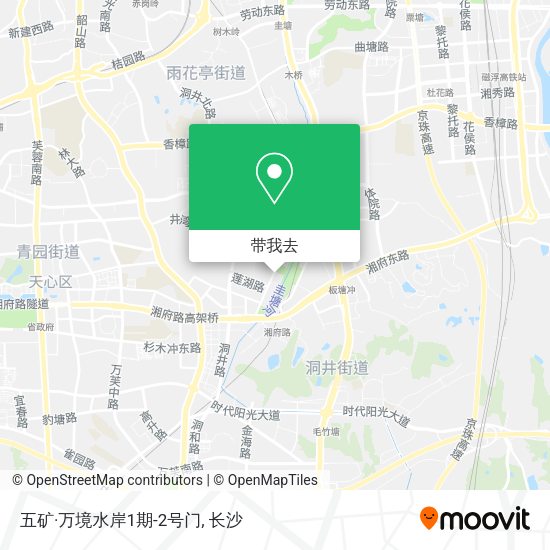 五矿·万境水岸1期-2号门地图