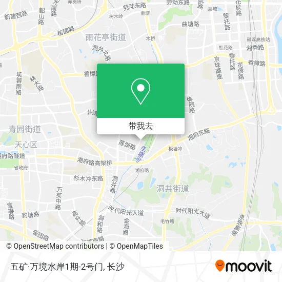 五矿·万境水岸1期-2号门地图