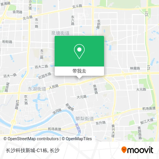 长沙科技新城-C1栋地图