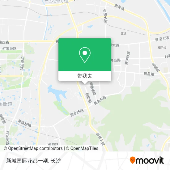 新城国际花都一期地图
