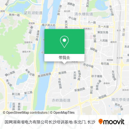 国网湖南省电力有限公司长沙培训基地-东北门地图