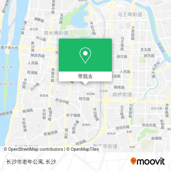 长沙市老年公寓地图